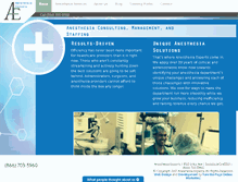 Tablet Screenshot of anesthesiaexperts.com